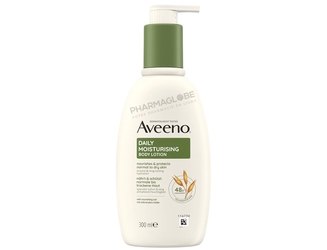 Aveeno-Daily-Moisturizing-Lotion-Hydratante-Corps-Flacon-Pompe-300ml-Sans-Savon-Peaux-Normales-à-Sèches-Sensibles-pharmaglobe.lu