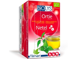 Biolys-Ortie-Tisane-Tilman-24-Sachets-Fatigue-Articulaire-et-Musculaire-pharmaglobe.lu