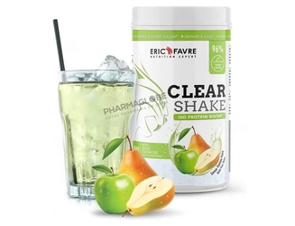 Clear-Shake-Iso-Protein-Water-Pomme-Poire-Pot-500g-Eric-Favre-Eau-Protéinée-Rafraichissante-pharmaglobe.lu