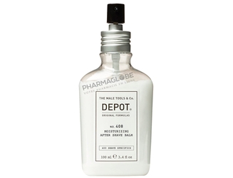 Depot-No-408-Moisturizing-After-Shave-Balm-Classic-Cologne-Flacon-100ml-Baume-Après-Rasage-Hydratant-pharmaglobe.lu
