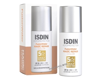 isdin-fotoprotector-fusion-water-magic-repair-color-spf50-50ml-ecran-solaire-visage-anti-age-pharmaglobe