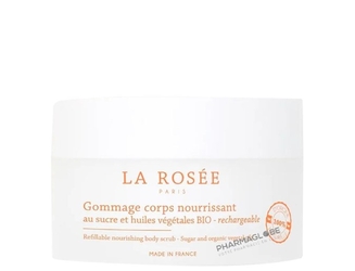 la-rosee-gommage-corps-nourrissant-grains-sucre-blanc-rechargeable-200g-pharmaglobe