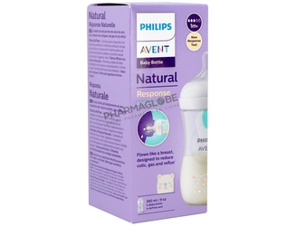 Philips-Avent-Natural-Biberon-Valve-AirFree-260-ml-Tétine-à-Réponse-Naturelle-pharmaglobe.lu