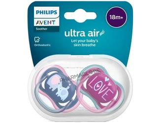 Philips-Avent-Sucette-Ultra-Air-Orthodontiques-+18-Mois-Elephants-&-Love-pharmaglobe.lu