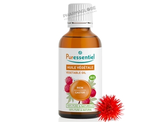 Puressentiel-Huile-Végétale-BIO-Ricin-Flacon-50ml-Aromathérapie-pharmaglobe.lu