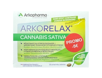 Arkopharma-Arkorelax-Cannabis-sativa-30-Comprimés-Arkopharma-Promo-pharmaglobe.lu
