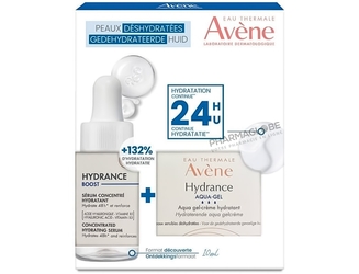 Avène-Coffret-Hydrance-Peaux-Déshydratées-serum-hydrance-boost-plus-hydrance-aqua-gel-pharmaglobe.lu