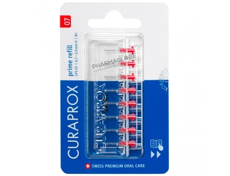 Curaprox-CPS-07-Prime-Refill-Rouge-8-Brossettes-Interdentaire-Recharges-Eco-efficaces-pharmaglobe.lu