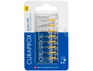 Curaprox-CPS-09-Prime-Refill-Jaune-8-Brossettes-Interdentaires-Recharges-Eco-efficaces-pharmaglobe.lu