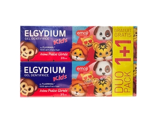 ELGYDIUM-KIDS-EMOJI-DENTIFRICE-pour-enfants-gout-fraise-givree-promo-1-+-1-gratuit-pharmaglobe.lu