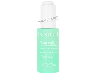 La-Rosée-Sérum-Purifiant-Anti-Imperfections-Visage-Flacon-30ml-Boutons-Points-Noirs-et-Marques-Post-Acné-pharmaglobe.lu