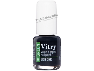 Vitry-Vernis-Be-Green-Couleur-Gris-Chic-Flacon-6ml-Teintes-Foncées-pharmaglobe.lu