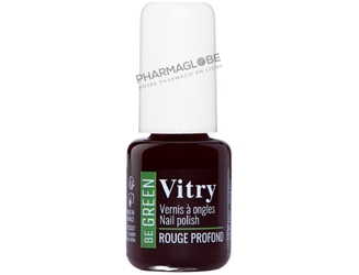 Vitry-Vernis-Be-Green-Couleur-Rouge-Profond-Flacon-6ml-Teintes-Rouges-pharmaglobe.lu