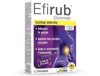 3-chenes-3-c-pharma-efirub-boite-24-gommes-citron-menthol-gorge-pharmaglobe.lu