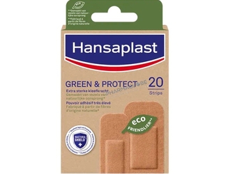 hansaplast-green-protect-boite-20-strips-adhesif-tres-eleve-fibres-origine-naturelle-pharmaglobe.lu
