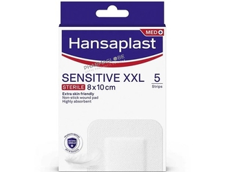 hansaplast-med-plus-sensitive-boite-xxl-5-pieces-sterile-8-10-cm-pansements-post-operatoires-plaie-large-pharmaglobe.lu