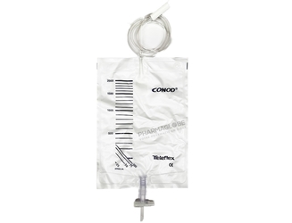 Sac-à-Urine-Capacité-de-2-Litres-Ecoulement-Anti-Reflux-avec-Tuyau-90-cm-TELEFLEX-pharmaglobe.lu