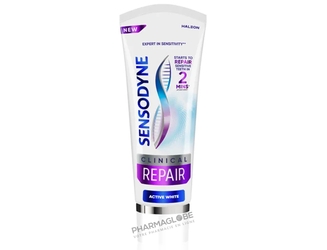 SENSODYNE-CLINICAL-REPAIR-ACTIVE-WHITE-75ML-dentifrice-repaire-dents-sensibles-avec-blancheur-pharmaglobe.lu