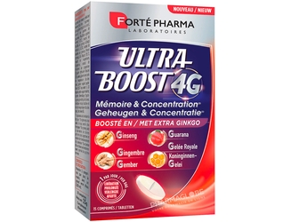 ULTRABOOST-4G-MEMOIRE-ET-CONCENTRATION-15-Comprimes-forte-pharma-pharmaglobe.lu