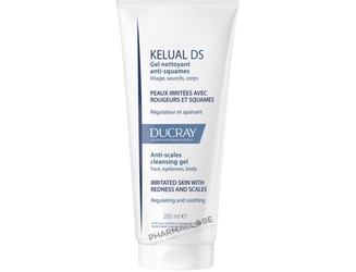 ducray-kelual-ds-gel-nettoyant-anti-squames-peaux-irritées-rougeurs-tube-200ml-pharmaglobe.lu