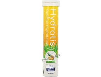 hydratis-tube-ananas-20-pastille-effervescente-electrolytes-hydratation-optimale-pharmaglobe.lu