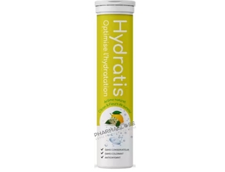 hydratis-tube-citron-fleurs-sureau-20-pastille-effervescente-electrolytes-hydratation-optimale-pharmaglobe.lu