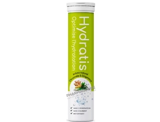 hydratis-tube-citronnelle-gingembre-20-pastille-effervescentes-electrolytes-hydratation-optimale-pharmaglobe