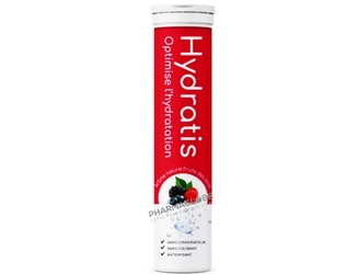 hydratis-tube-gout-fruits-des-bois-20-pastille-effervescente-electrolytes-hydratation-optimale-pharmaglobe.lu