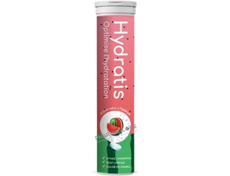 hydratis-tube-pasteque-20-pastille-effervescente-electrolytes-hydratation-optimale-pharmaglobe.lu