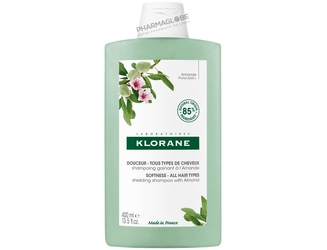 KLORANE-SHAMPOING-GAINANT-AMANDE-400ML-tous-types-cheveux-pharmaglobe.lu