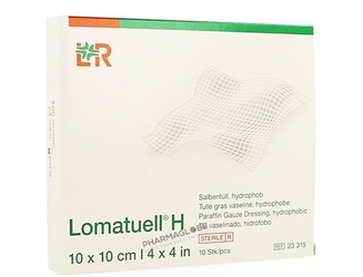 lomatuell-h-compresse-sterile-10x10cm-boite-10-pieces-lohmann-rauscher-pharmaglobe.lu