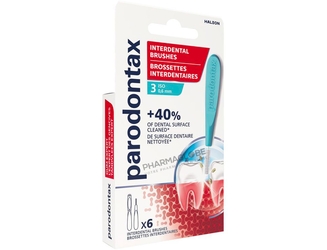 PARODONTAX-Brossettes-Interdentaires-0.6MM-6-Pieces-pharmaglobe.lu