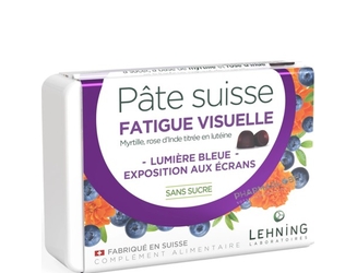 pate-suisse-fatigue-visuelle-boite-40-gommes-sucer-sans-sucre-lehning-lumiere-bleue-exposition-ecrans-pharmaglobe.lu