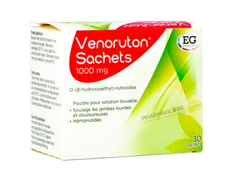 Venoruton-1000-mg-Poudre-Pour-Solution-Buvable-30-Sachets-Jambes-Lourdes-Hémorroides-pharmaglobe.lu