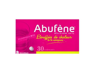 Abufène-Bêta-Alanine-400-mg-30-Comprimés-Bouffées-de-Chaleur-de-la-Ménopause-pharmaglobe.lu