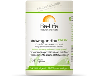 Ashwagandha-5000-BIO-90-Gélules-Be-Life-Bio-Life-Performances-Physiques-et-Mentales-pharmaglobe.lu