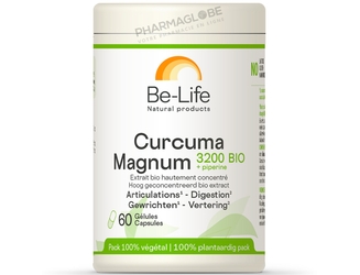 Curcuma-Magnum-3200-BIO-+-Pipérine-60-Gélules-Be-Life-Bio-Life-Articulations-Digestion-pharmaglobe.lu