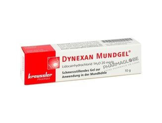 Dynexan-Mundgel-Lidocainhydrochlorid-1H2O-20mg/g-Gel-Tube-10gr-pharmaglobe.lu