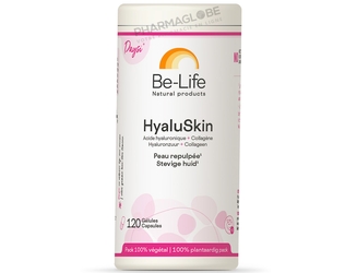 HyaluSkin-Acide-Hyaluronique-Collagène-120-gélules-Be-Life-Bio-Life-Daysi-Peau-Repulpée-pharmaglobe.lu