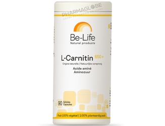 L-Carnitin-650-+-Origine-Naturelle-90-Gélules-Be-Life-Bio-Life-Complément-acide-amine-pharmaglobe.lu