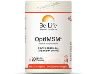 OptiMSM-Soufre-Organique-90-Gélules-Be-Life-Bio-Life-MéthylSulfonyl-Méthane-pharmaglobe.lu
