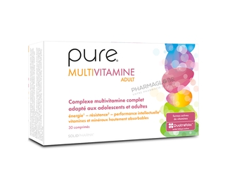 Pure-Multivitamine-Adult-30-Comprimés-Solidpharma-pharmaglobe.lu