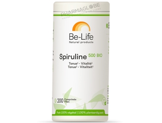Spiruline-500-BIO-200-comprimes-Be-Life-Bio-Life-Tonus-Vitalité-pharmaglobe.lu