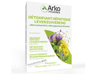 Arkopharma-Arkofluides-Détoxifiant-Hépatique-BIO-20-Ampoules-pharmaglobe.lu