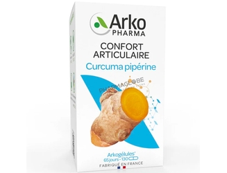 Arkopharma-Arkogélules-Curcuma-Pipérine-BIO-130-Gélules-Confort-Articulaire-pharmaglobe.lu