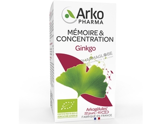 Arkopharma-Arkogélules-Ginkgo-BIO-45-Gélules-pharmaglobe.lu