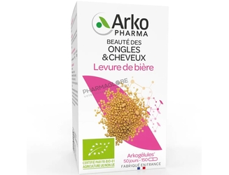 Arkopharma-Arkogélules-Levure-de-Bière-BIO-150-Gélules-Cheveux-et-Ongles-pharmaglobe.lu