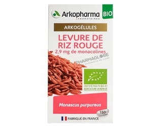 Arkopharma-Arkogélules-Levure-de-Riz-Rouge-BIO-150-Gélules-pharmaglobe.lu