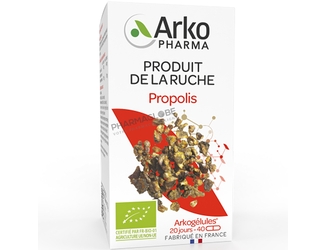 Arkopharma-Arkogélules-Propolis-BIO-40-Gélules-pharmaglobe.lu
