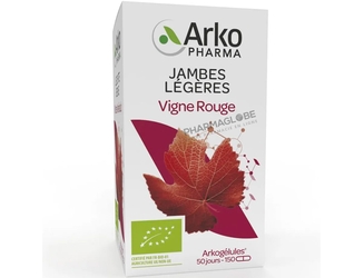 Arkopharma-Arkogélules-Vigne-Rouge-BIO-150-Gélules-Jambes-Lourdes-pharmaglobe.lu